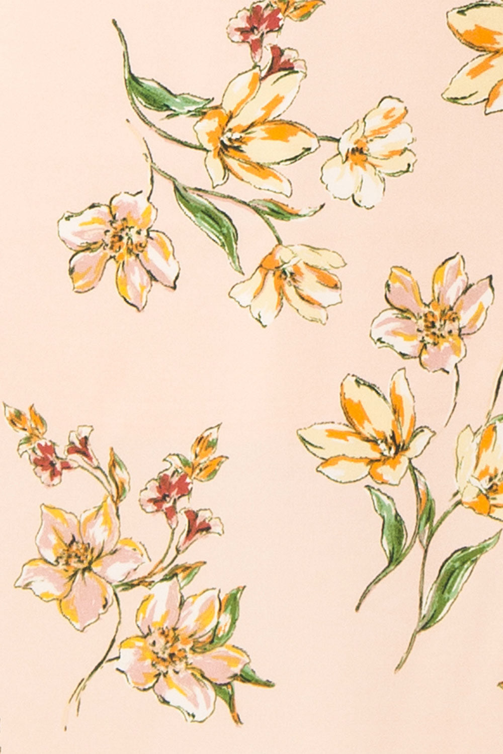 Emilia Satin Floral Midi Skirt | Boutique 1861 fabric