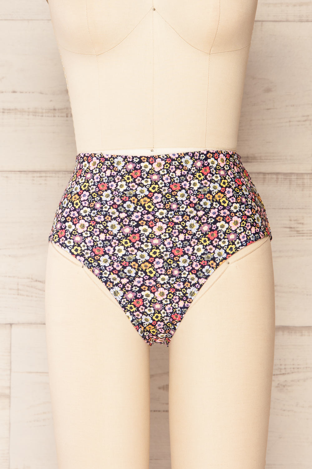 Engel Ditsy Floral High-Waisted Bikini Bottom | La petite garçonne - front view