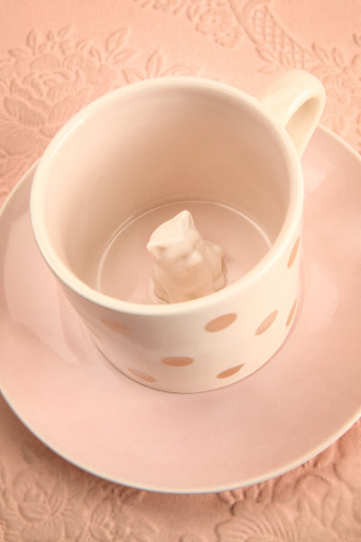 Ensemble à thé Cat - Set of tea cup and saucer 2
