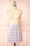 Set Lanajane Lavender Houndstooth Cropped Blazer and Skirt | Boutique  1861 front view