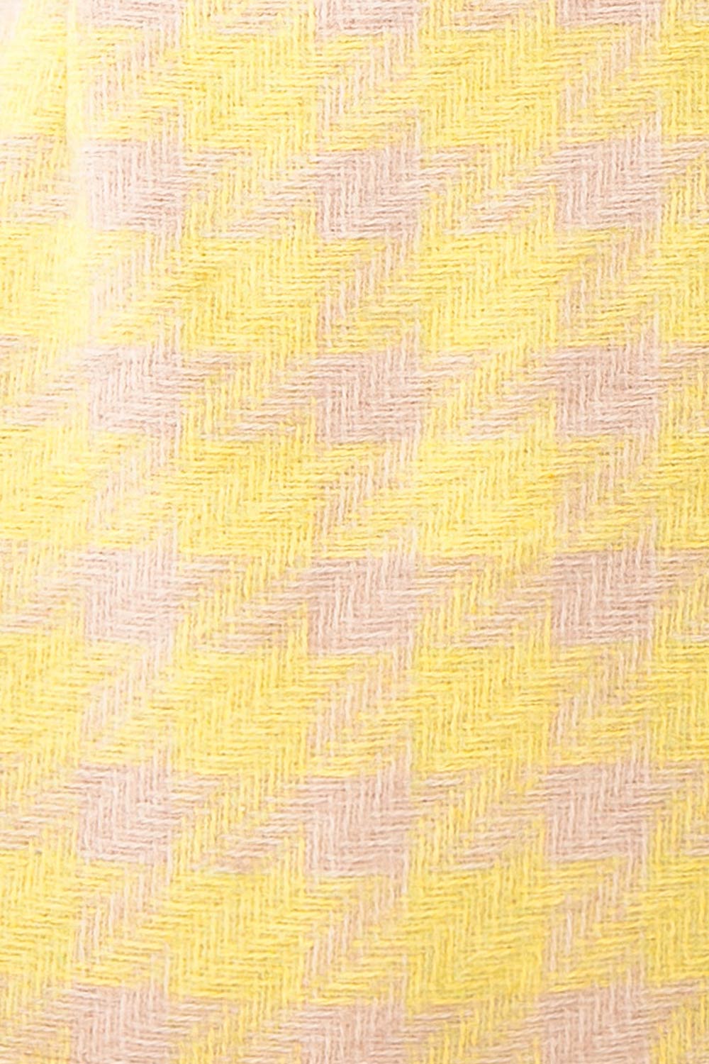 Set Lanajane Yellow Houndstooth Cropped Blazer and Skirt | Boutique 1861 fabric