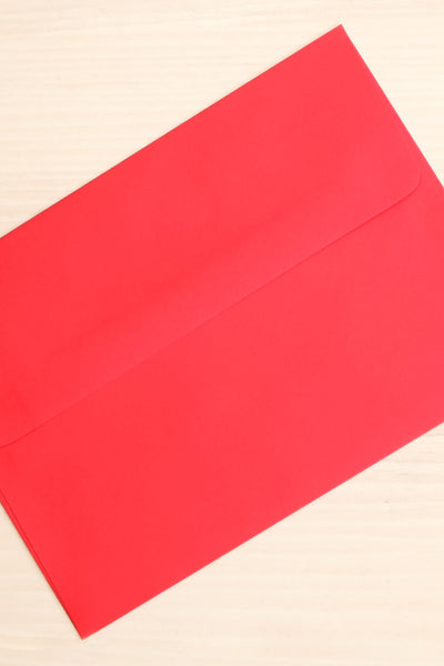 Red Door Happy Birthday Card | Maison Garçonne enveloppe cose-up