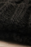 Eos Blackberry Black Knit Tuque with Pompom | La Petite Garçonne 6