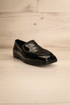 Erick Glossy Black Loafers | La petite garçonne front view