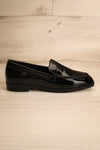 Erick Glossy Black Loafers | La petite garçonne side view