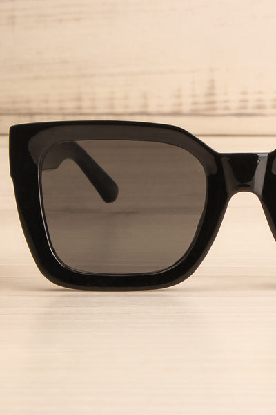 Eridanus Black Square Sunglasses | La petite garçonne front close-up