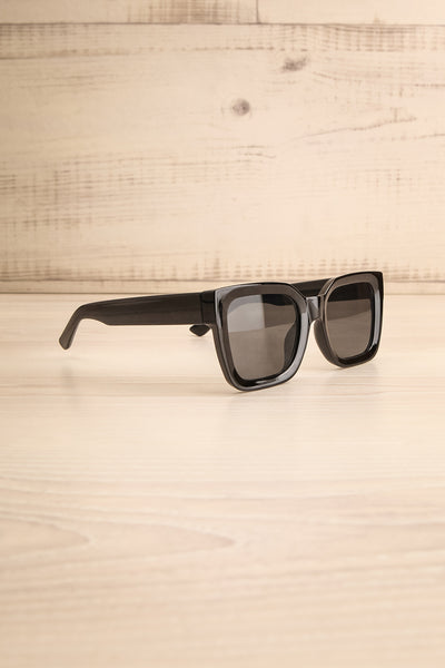 Eridanus Black Square Sunglasses | La petite garçonne side view