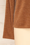 Erinn Rust Long Sleeve Soft Knit Top | La petite garçonne  sleeve