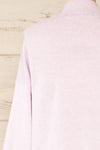 Eris Lavender Mock Neck Sweater | La petite garçonne back close-up