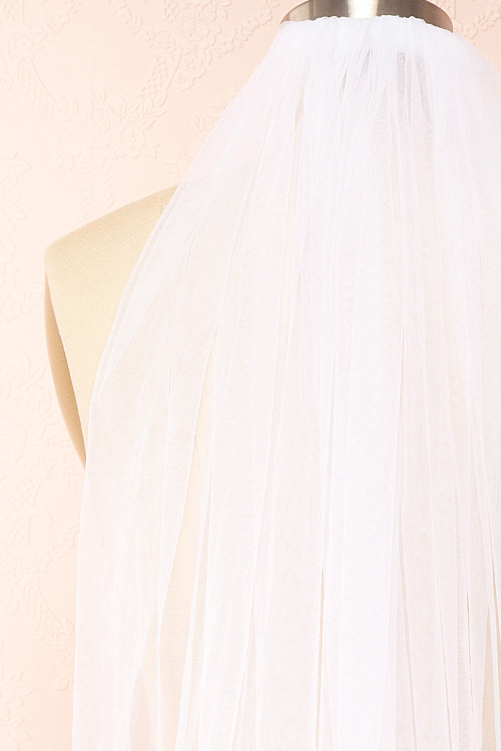 Erkalim White | Mesh Wedding Veil