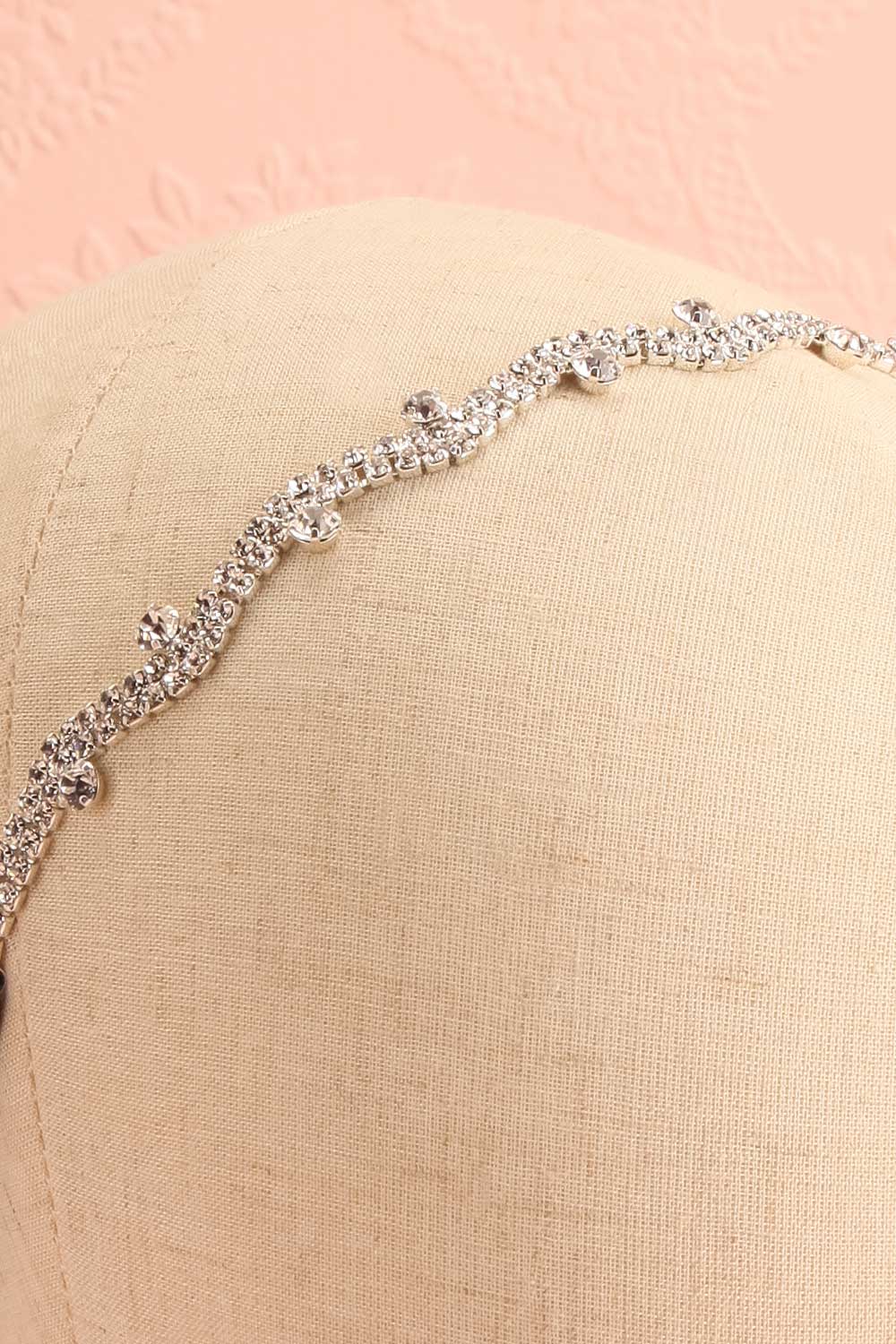 Etincea Crystal Headband | Boutique 1861 close-up