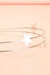 Etincelle Silver Headband with Stars | Boutique 1861 flat close-up