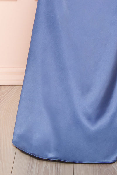 Evolet Blue Grey Off-Shoulder Corset Maxi Dress | Boudoir 1861  bottom