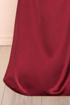 Evolet Burgundy Off-Shoulder Corset Maxi Dress | Boudoir 1861 bottom