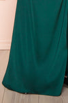Evolet Green Off-Shoulder Corset Maxi Dress | Boudoir 1861 bottom