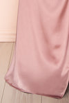 Evolet Mauve Off-Shoulder Corset Maxi Dress | Boudoir 1861 bottom