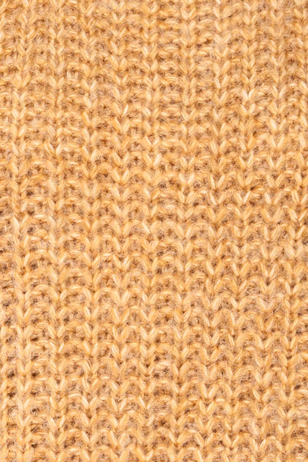 Fagerasen Caramel Oversized Knit sweater | La petite garçonne  fabric 