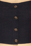 Fagerheim Mer Navy Blue Button-Up Crop Camisole | La Petite Garçonne 7