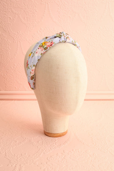Fairhy Blue Floral Knotted Headband | Boutique 1861 front view