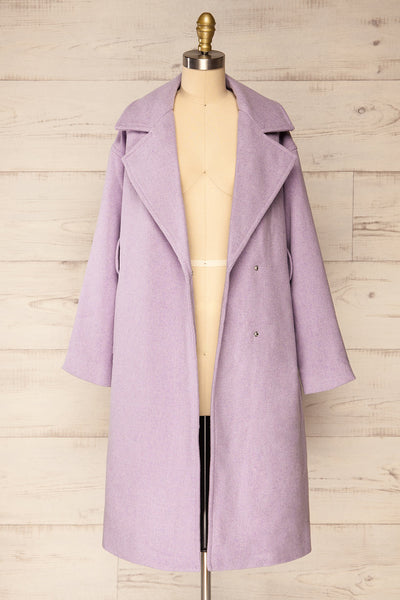 Faksfjord Lilac | Trench Coat w/ Belt