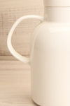 Falconet White Ceramic Teapot handle close-up | La Petite Garçonne Chpt. 2