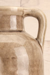 Fallempin Decorative Grey Ceramic Pot handle close-up | La Petite Garçonne Chpt. 2