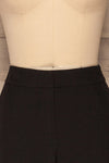 Falstad Black Pants | Pantalon Noir | La Petite Garçonne front close-up