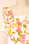 Fanella Floral Midi Dress | Boutique 1861 front close-up