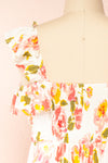 Fanella Floral Midi Dress | Boutique 1861 back close-up