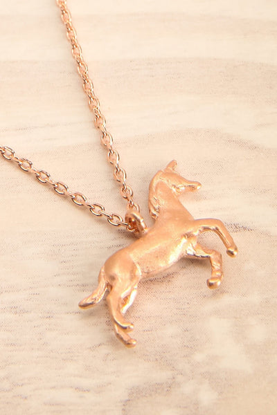 Fantino Rose Gold Unicorn Necklace | La Petite Garçonne Chpt. 2 2
