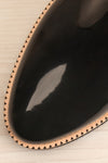 Farnorough Warm Black Boots | Bottes | La Petite Garçonne flat close-up