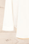 Faro Ivory Oversized Button-Up Shirt | La petite garçonne bottom