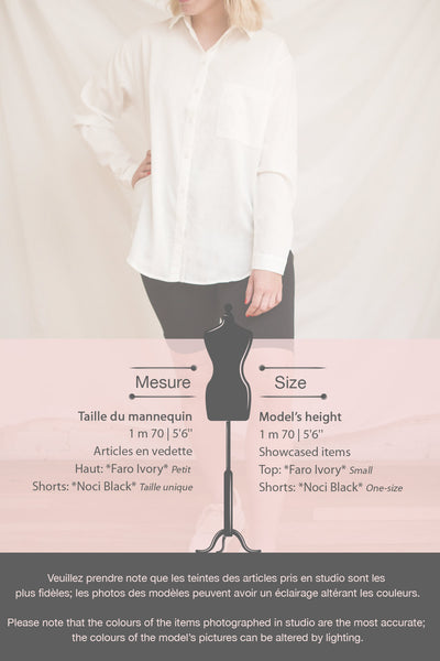 Faro Beige Oversized Button-Up Shirt | La petite garçonne fiche