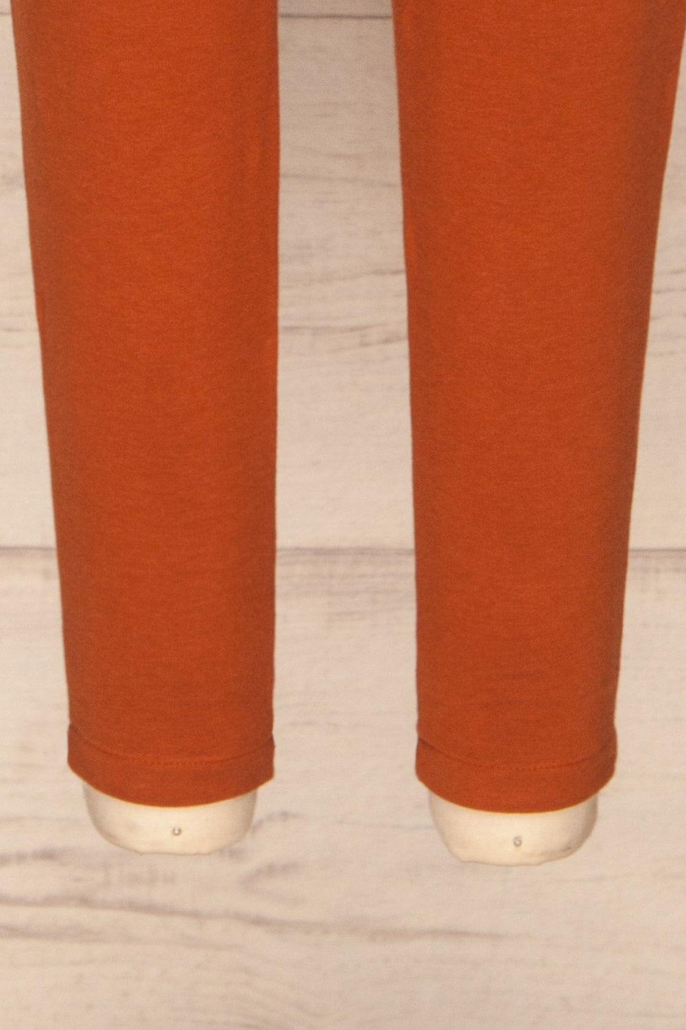 Faugeli Clay Burnt Orange Jogging Pants | La Petite Garçonne bottom close-up