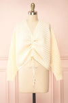 Fauna Ivory Open-Work Sweater | Boutique 1861 front view