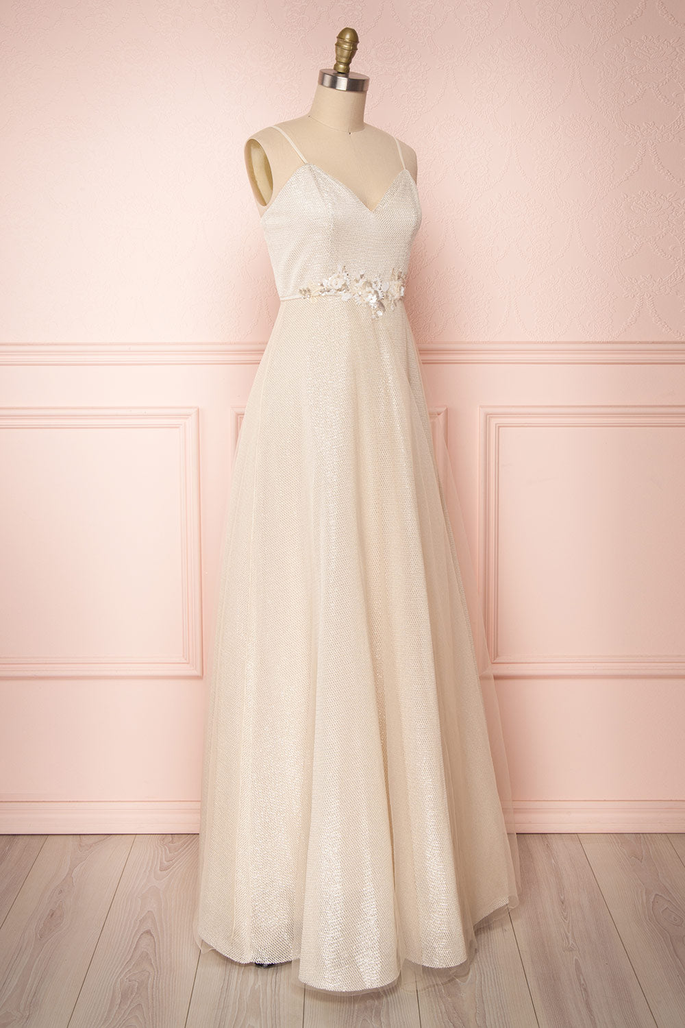Fauve Beige | Sparkly Gown