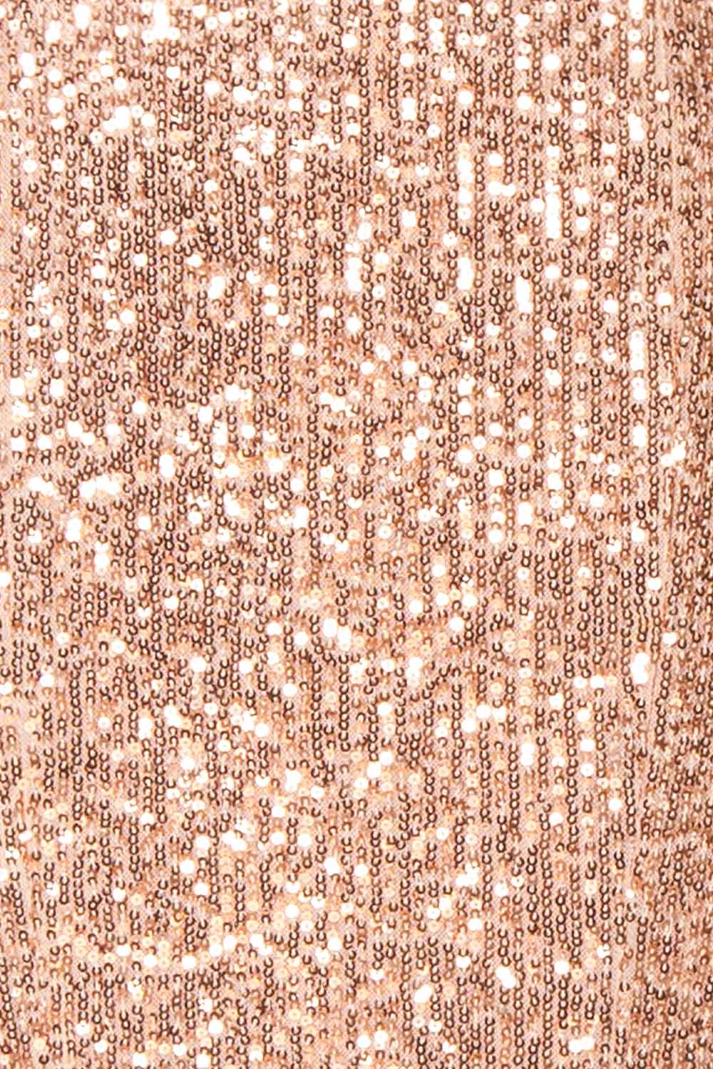 Felisa Rosegold Pleated Sequins Maxi Dress | Boutique 1861 fabric 