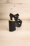 Fenoux Noir Black Block Heeled Platform Sandals | La Petite Garçonne 8