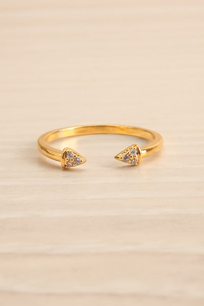 Fensmark Open Gold Ring with Crystals | La Petite Garçonne Chpt. 2 3
