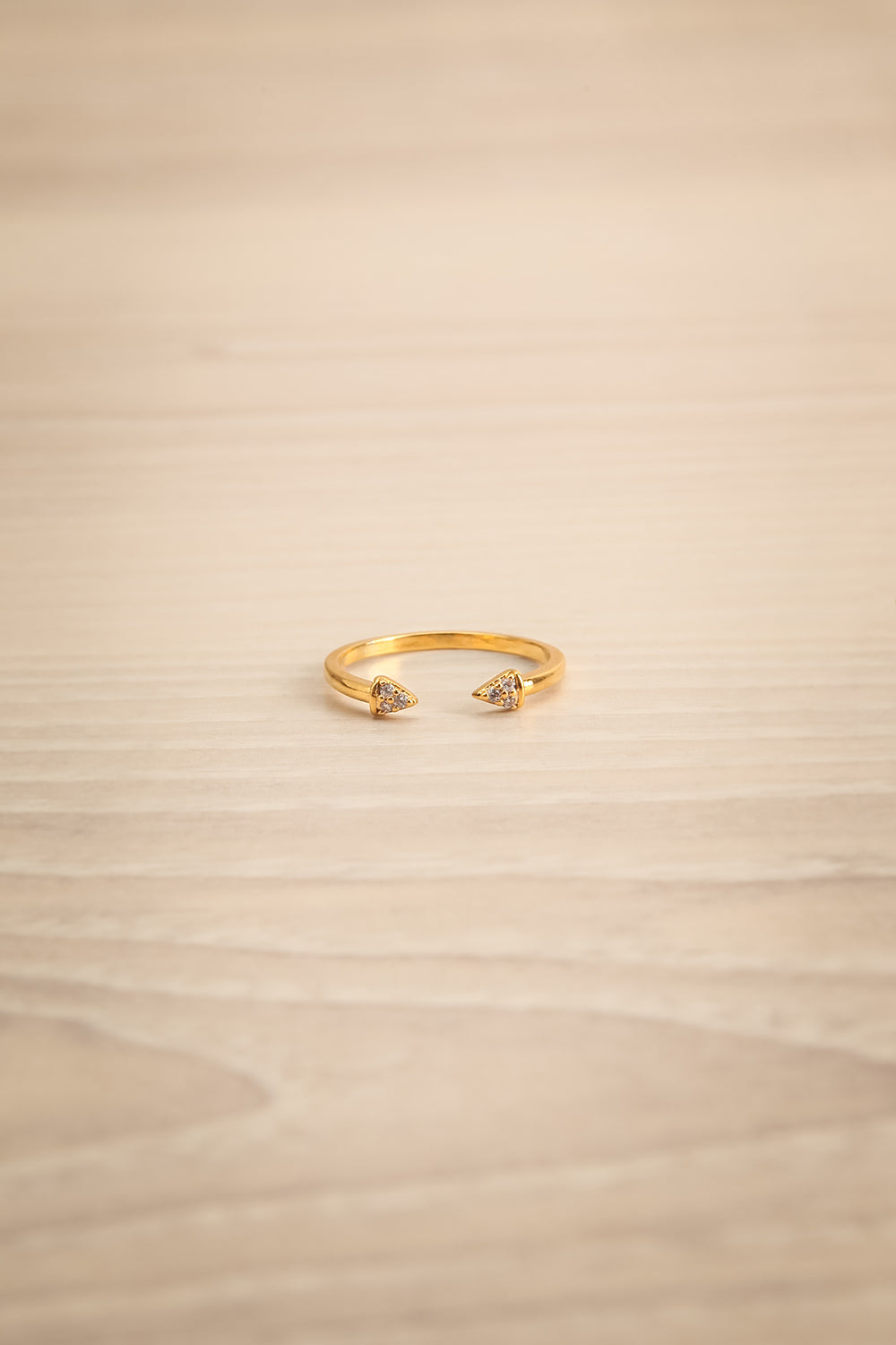 Fensmark Open Gold Ring with Crystals | La Petite Garçonne Chpt. 2 4