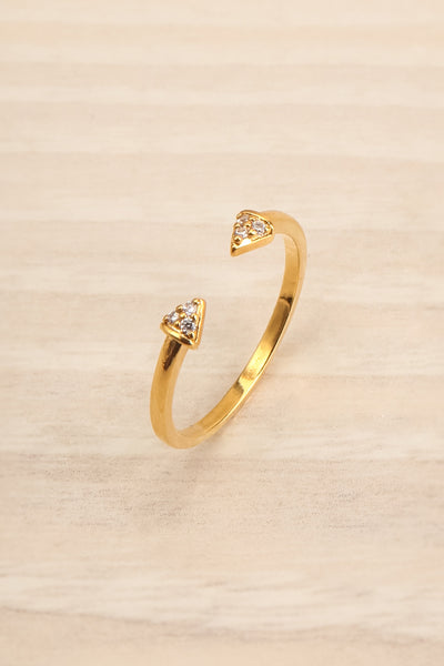 Fensmark Open Gold Ring with Crystals | La Petite Garçonne Chpt. 2 5