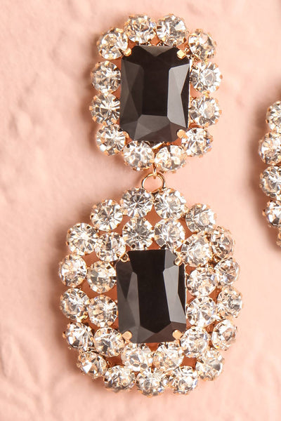 Fergye Crystal Pendant Earrings | Boutique 1861 close-up