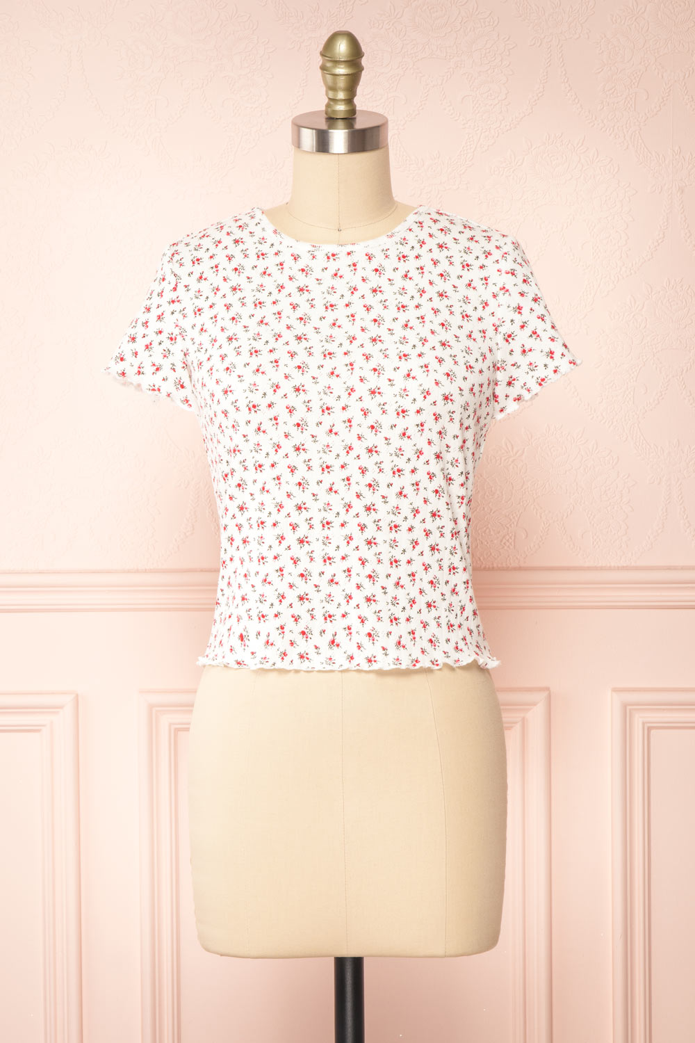 Fermaine Floral T-Shirt | Boutique 1861  front view