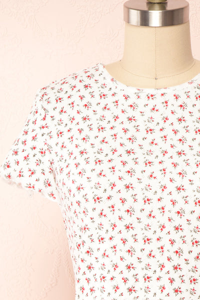 Fermaine Floral T-Shirt | Boutique 1861  front view