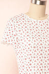 Fermaine Floral T-Shirt | Boutique 1861 side close up