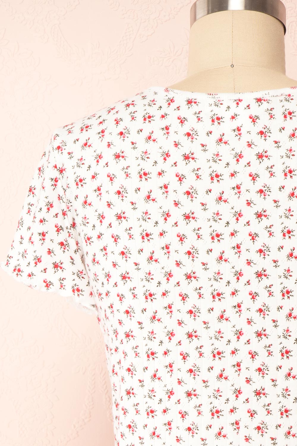 Fermaine Floral T-Shirt | Boutique 1861  back close up