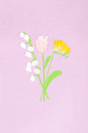Fiordino Sleeveless Shirt w/ Embroidered Flowers | La petite garçonne fabric
