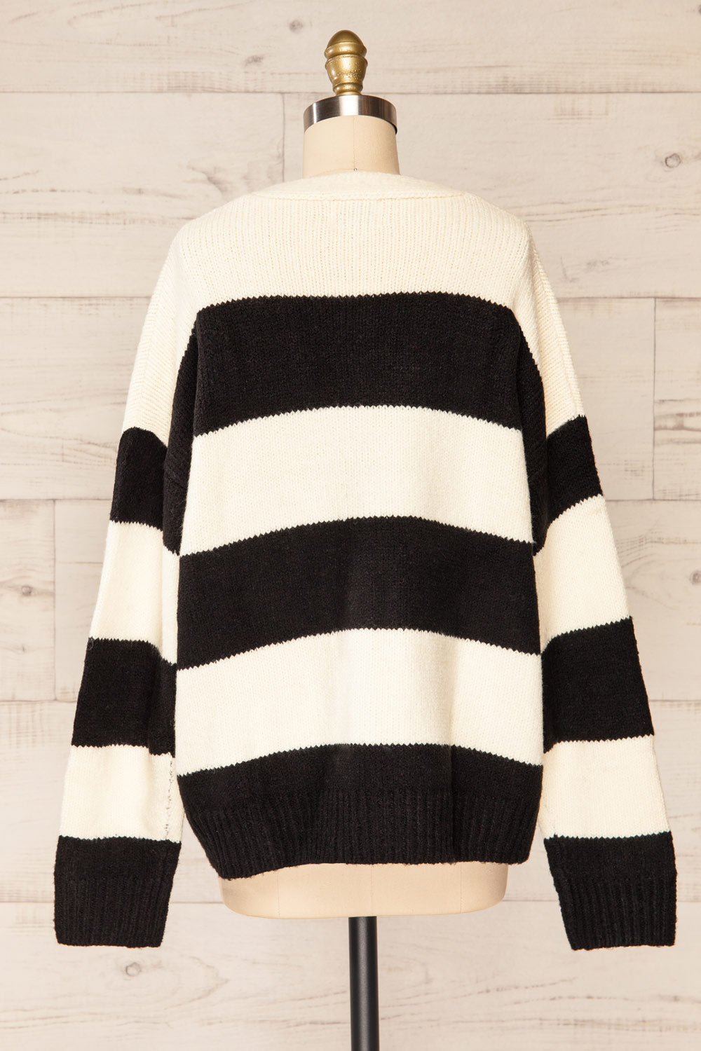 Oversized shop striped cardigan