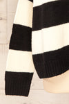 Fleurus Oversized Striped Cardigan w/ Buttons | La petite garçonne sleeves