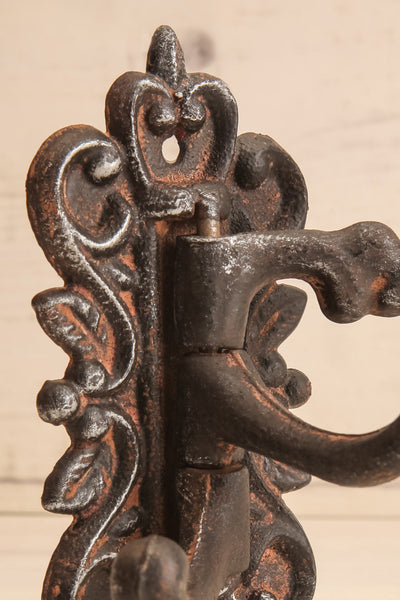 Fluriad Iron Swivel Wall Hook | Maison Garçonne close-up